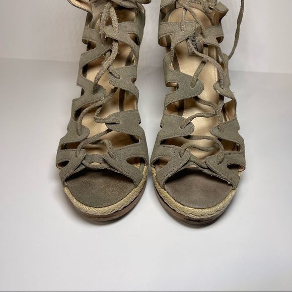 STEVE Madden Gladiator Espadrilles Size 10 - Picture 3 of 6